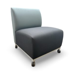National Swift Mobile One-Seat Armless Lounge Chair
